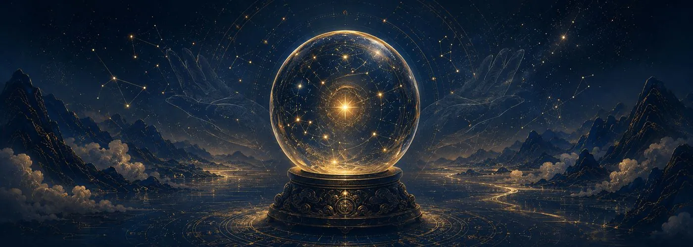 Feng Shui interior with flowing energy